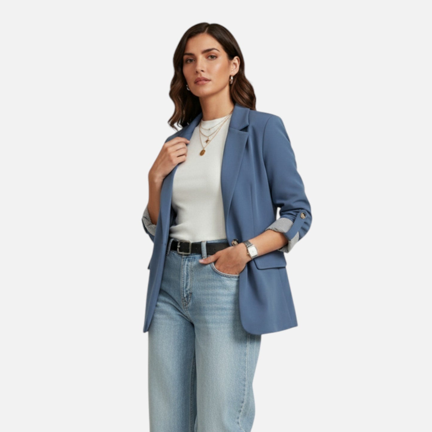 Blazer de Estilo Clásico para Mujer