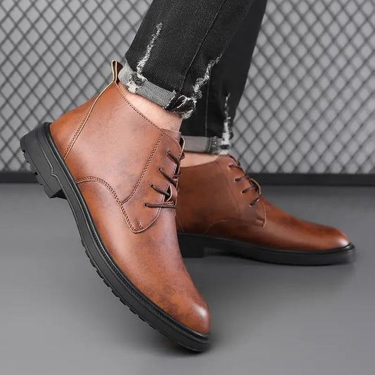 Iker - Botas Ortopédicas de Cuero⏐Edición Premium