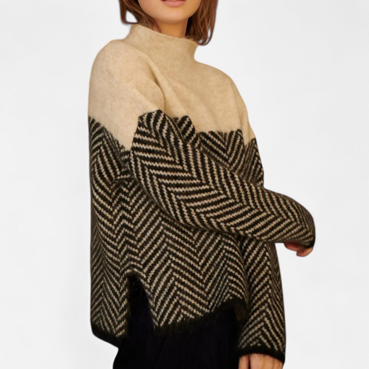 Suéter Mujer Cuello Alto Cachemira Premium